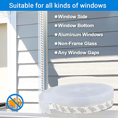 HASTHIP® 1 Roll 10M Window Seal Strip, Window Weather Stripping, 35MM Door Weatherstrip, Door Seal Strips, Weather Stripping for Doors and Windows (Transparent), Silicone 3 PCS HASTHIP® 1 Roll 10M Window Seal Strip, Window Weather Stripping, 35MM Door Weatherstrip, Door Seal Strips, Weather Stripping for Doors and Windows (Transparent), Silicone 3 PCS